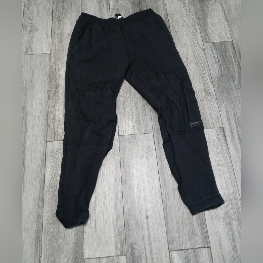 Adidas Adventure Traverse Black Mixed media Athletic Joggers L
